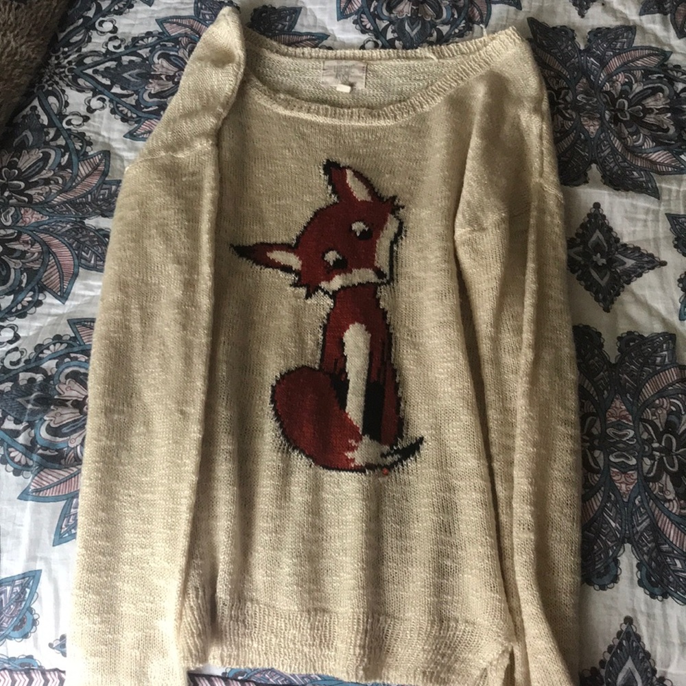 Fox sweater